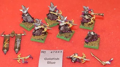 Games Workshop Warhammer Fantasy Dark Elves Elf Warriors With Crossbows X6 • £21.99