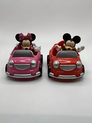 Fisher Price - Mickey Mouse Clubhouse - Minnie & Mickey's Sports Cars W/Figures • $7.99