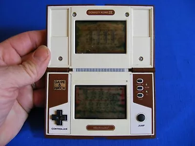 $150 • Buy Vintage 1983 Nintendo Game & Watch Console Donkey Kong II 2 Multi Screen Model
