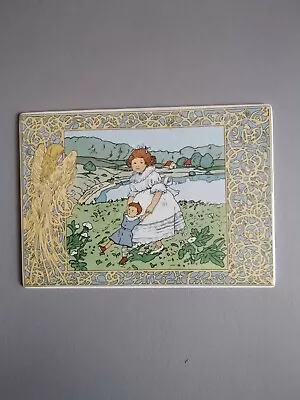 Vintage 70's Villeroy And Boch Vilbocard Ceramic Postcard 4X6 Inches Karin Blume • $12.42