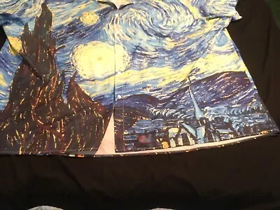 = Hardaddy Van Gogh Starry Night Painting Men's Button Shirt 7xl Xxxxxxxl #162 • $18.71