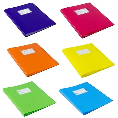 A4 Display Book 20/30/40/60/100 Pockets Presentation Folder File Portfolio Books • £3.90