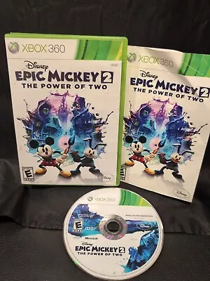 Disney Epic Mickey 2: The Power Of Two (Microsoft Xbox 360 2012) • $9.99