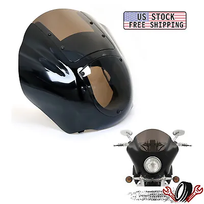 Smoked Quarter Headlight Fairing Windshield For Harley Sportster 883 1200 88-UP • $49.29
