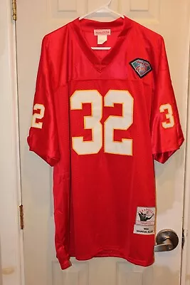 Red 1994 Kansas City Chiefs Marcus Allen (32) Stitched Mitchell & Ness Jersey • $89.99