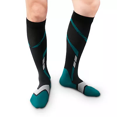 Compression Socks Stockings 20-30 MmHG Knee High Miracle Foot Sleeve Support • $8.99