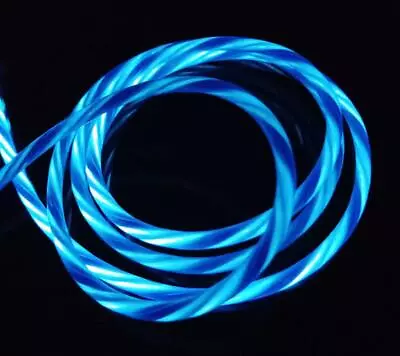 LED Flowing Data Lighting/USB/Type-C Fast Charging Cable For Samsung • $4.65