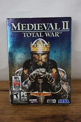 Total War: Medieval II DVD-ROM Game By Sega 2-Disc Set 2006 W/Manual • $8.95