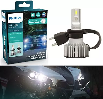 Philips UltinonSport LED White H7 Two Bulbs Headlight DRL Daytime Replacement OE • $49.40