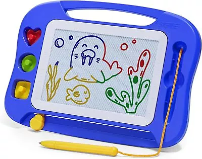 SGILE Magnetic Drawing Board For Kids Erasable Doodle Board With Magnet Pen • $12.99