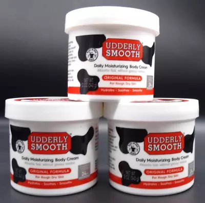 3 Pack - Udderly Smooth Body Cream Skin Moisturizer 12 Oz Each • $30.95