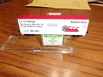 Bev-Bel B 10030 N-scale Baltimore Circus Tent Boxcar #10030 • $12.60