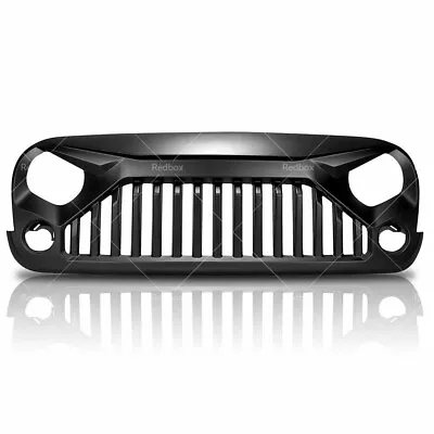 Black Front Gladiator Grille Vander Grill For 07-18 Jeep Wrangler JK & Unlimited • $130