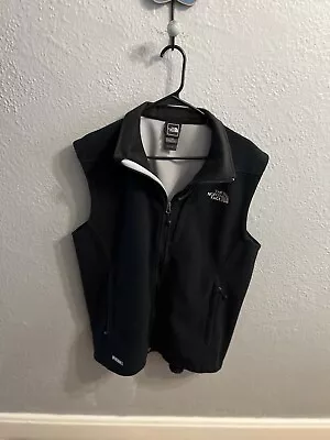 The North Face Mens Black Fleece Zip Up Vest Size Large • $35