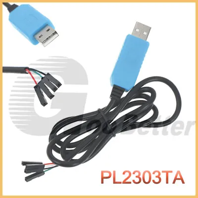 PL2303TA USB To TTL RS232 4 Pin Serial Converter Cable For Win 7/8/8.1 Universal • $5.01