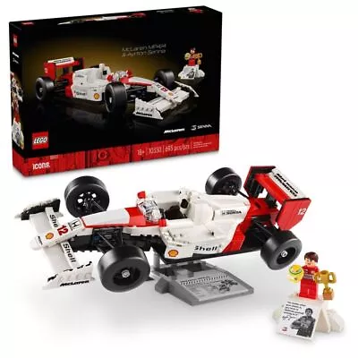 LEGO Icons McLaren MP4/4 & Ayrton Senna Model Race Car 10330 • $72.99