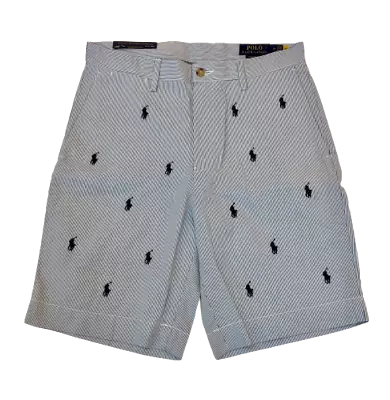 Polo Ralph Lauren Men's Blue All Over Pony Classic Fit Shorts • $35