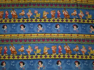 £20.43 • Buy Lined Window Valance Curtain 42 X 13 Disney Classic Princess Snow White 7 Dwarfs