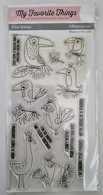 MFT My Favorite Things Birds Of Paradise Clear Stamp Set Toucan • £7