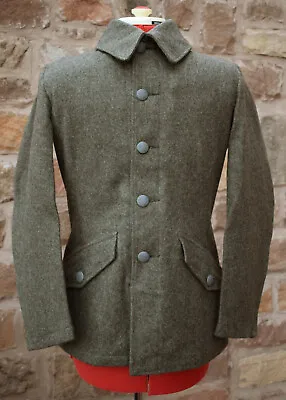 *NEW* VINTAGE 36  SWEDISH ARMY M58 WOOL TUNIC Jacket Coat Hunting Shooting • £30