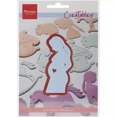 Marianne Design Creatables Dies LR0348 Pregnant 1 1/4  X 3   ~ Retired! • $8.76