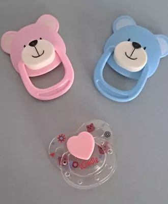 Magnetic Dummy / Soother / Pacifier For Reborn Dolls ~Choice Of 3 Colours • £3.95