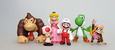 Super Mario Set Of 6 PVC Mini Figure Collection  Cake Toppers Series 2  New • $14.99