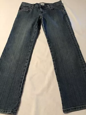 Z. Cavaricci Women's Jeans Distresses Stretch Straight Leg Jr. Size 5 X 27 • $29