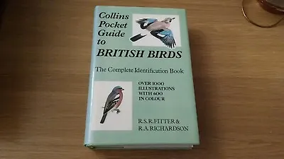 Ornithology Books Collins Pocket Guide To British Birds Illustration Hardback • £8