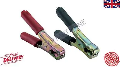 2pcs Crocodile Alligator Car Battery Insulated Clip Clamps Large For Battery  • £9.15
