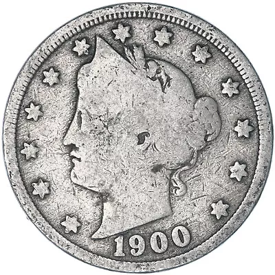 1900 (P) Liberty V Nickel Good GD • $3.60