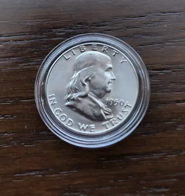 1950 Silver Franklin Half Dollar Bu Gem !!!! • $38.99