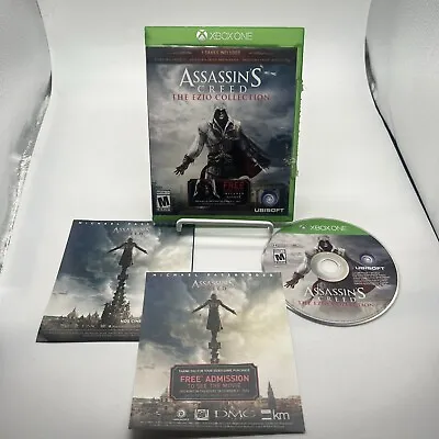 Assassin's Creed The Ezio Collection Xbox One Complete  With Movie Ticket Insert • $21.99