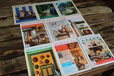 Vintage Lot 9 Issues Architectural Digest Collector's Editions Country Homes • $19.99