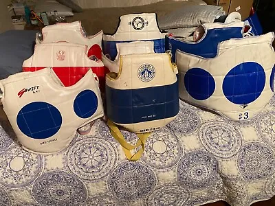 Pre-owned Tae Kwon Do Chest Protector Lot - 8 Protectors - Youth & Child Sizes • $140