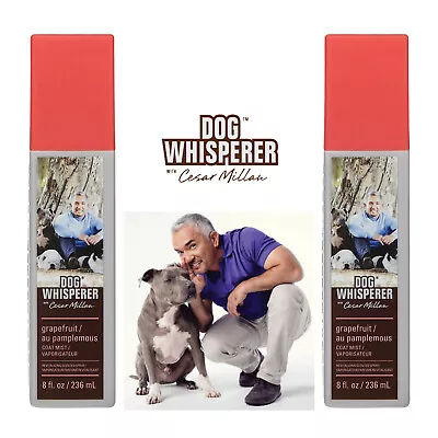 Dog Deodorant Cologne Cesar Millan Dog Whisperer Coat Mist Spray Pack Of Two • £9.99