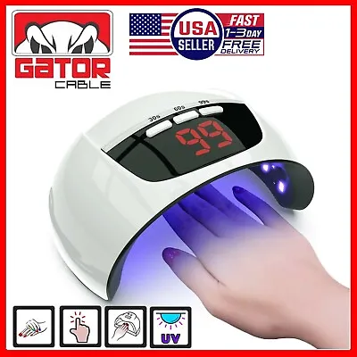 Ultraviolet UV Light LED Nail Gel Polish Dryer Lamp Manicure Curing Machine 54W • $10.99
