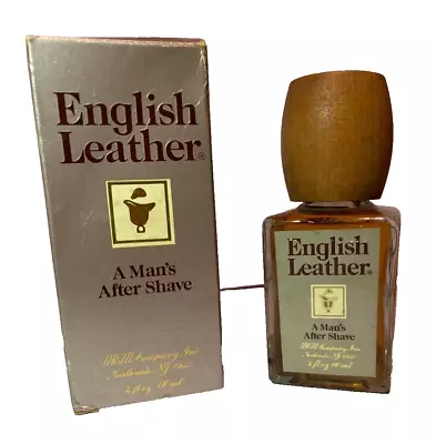 Vintage English Leather After Shave 8 Oz With Box MEM Company New Old Stock • $35