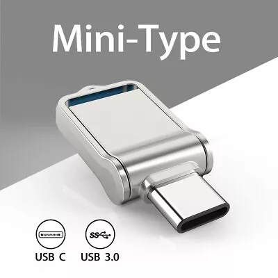 $9.49 • Buy 32GB Dual 2 In 1 Type C USB3.0 Mini Flash Drive Memory USB Stick Thumb Pen Drive