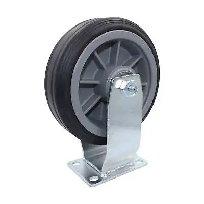 SNAP-LOC 375 Lb Caster 6 Inch All-Terrain Solid Rubber Rigid • $27.99