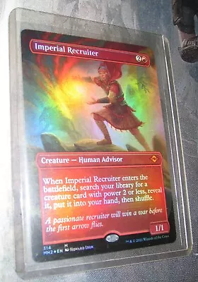 Imperial Recruiter MTG Foil X1 MH2 Full Art/Borderless NM+ • $14.99