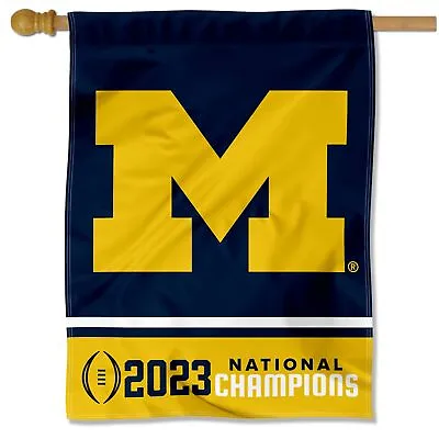 Michigan Team University Wolverines Football National 2023 Champions House • $21.95