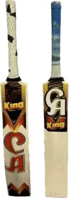 £17.99 • Buy CA King Cricket Tape Ball Bat Tennis Ball Wooden Bat Handle Size Adults Genuine