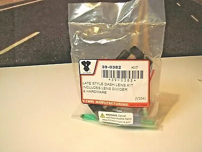 £27.16 • Buy Harley Dash Panel Repair Lens Kit FL 75-84 FXDWG 91-95 FXST FX V-Twin 39-0382 G2