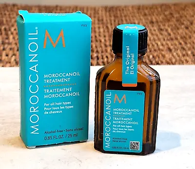 Moroccanoil Oil Treatment Original/All Hair Types - 0.85 Oz 25 Ml Sealed  (#m5 • $15