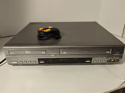 Samsung DVD-V1000 DVD/VCR Combo DVD To VHS Recorder NO Remote TESTED RCA Cable • $64.39