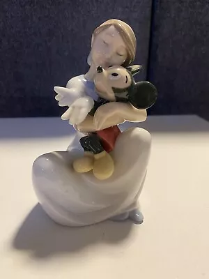 Nao By Lladro  Disney Porcelain I Love You Mickey • £130