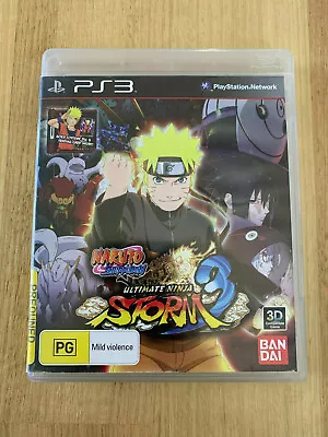 Sony Playstation 3 Naruto Shippuden Ultimate Ninja Storm 3 Game R4 PAL AUS/NZ • $17.95