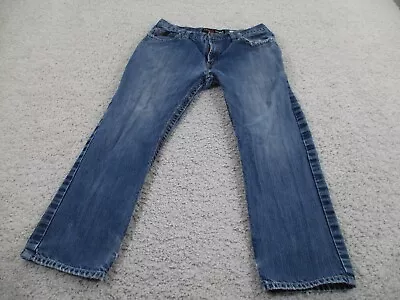 Ariat Jeans Mens 36x30 Blue M4 Low Rise Boot Demin Work Fire Resistant FR A4 • $40