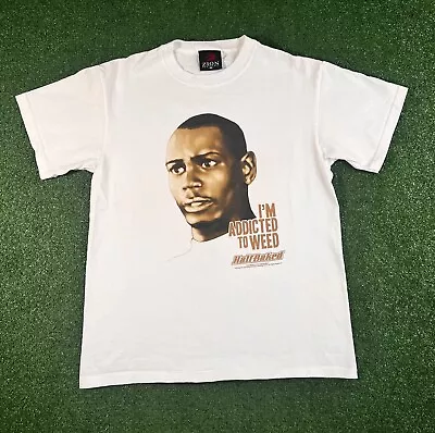 Vintage Dave Chappelle I'm Addicted To Weed Half-Baked Promo T-Shirt Adult Med • $40